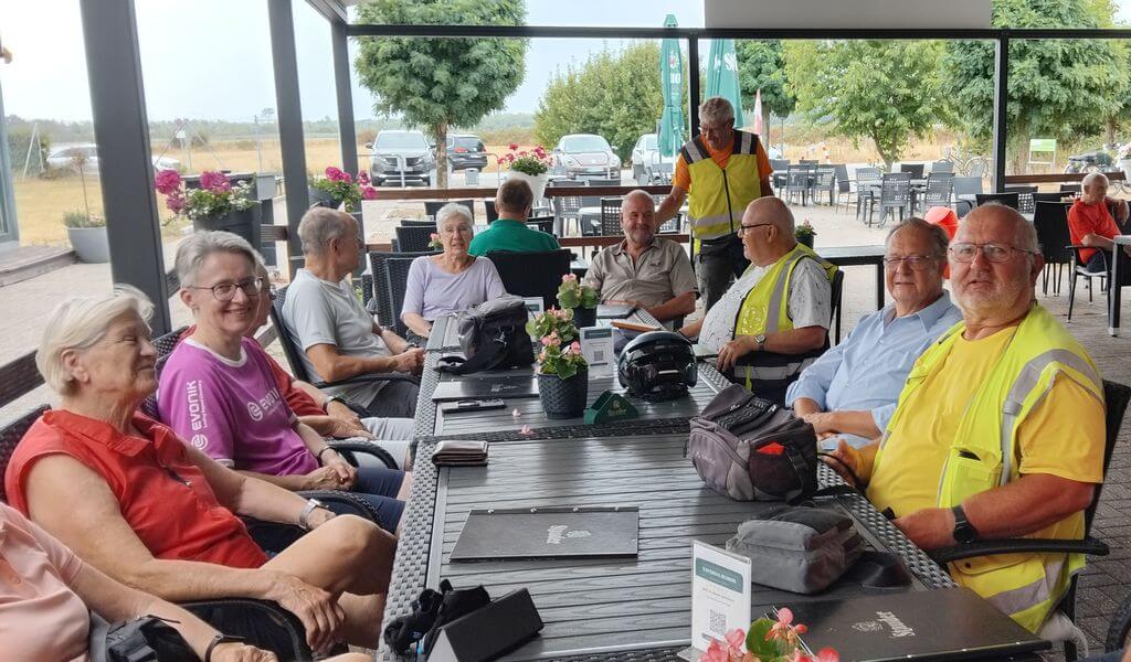 Radtour zur Lippeaue bei Wesel, Einkehr