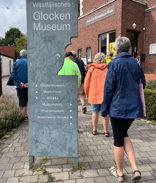 Rad- und Wanderwoche in Vreden, am Glockenmuseum in Gescher